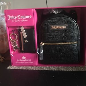 Juicy Couture Backpack gift Set🖤🖤🖤